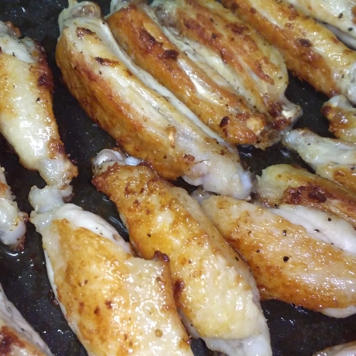 漬け込みチキンスペアリブのパリパリ黒胡椒焼き⭐